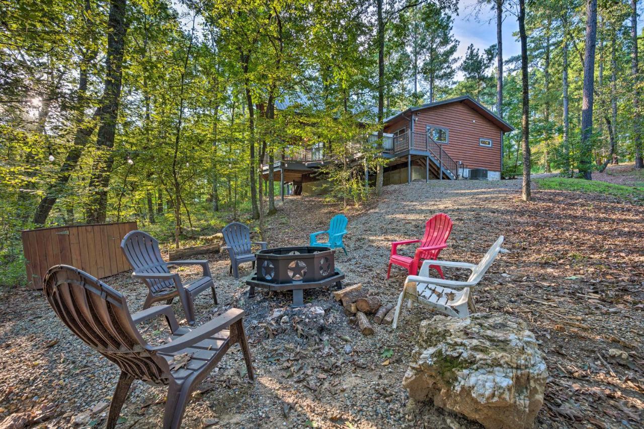 Creekside Broken Bow Cabin With Hot Tub And Fire Pit! Stephens Gap 외부 사진