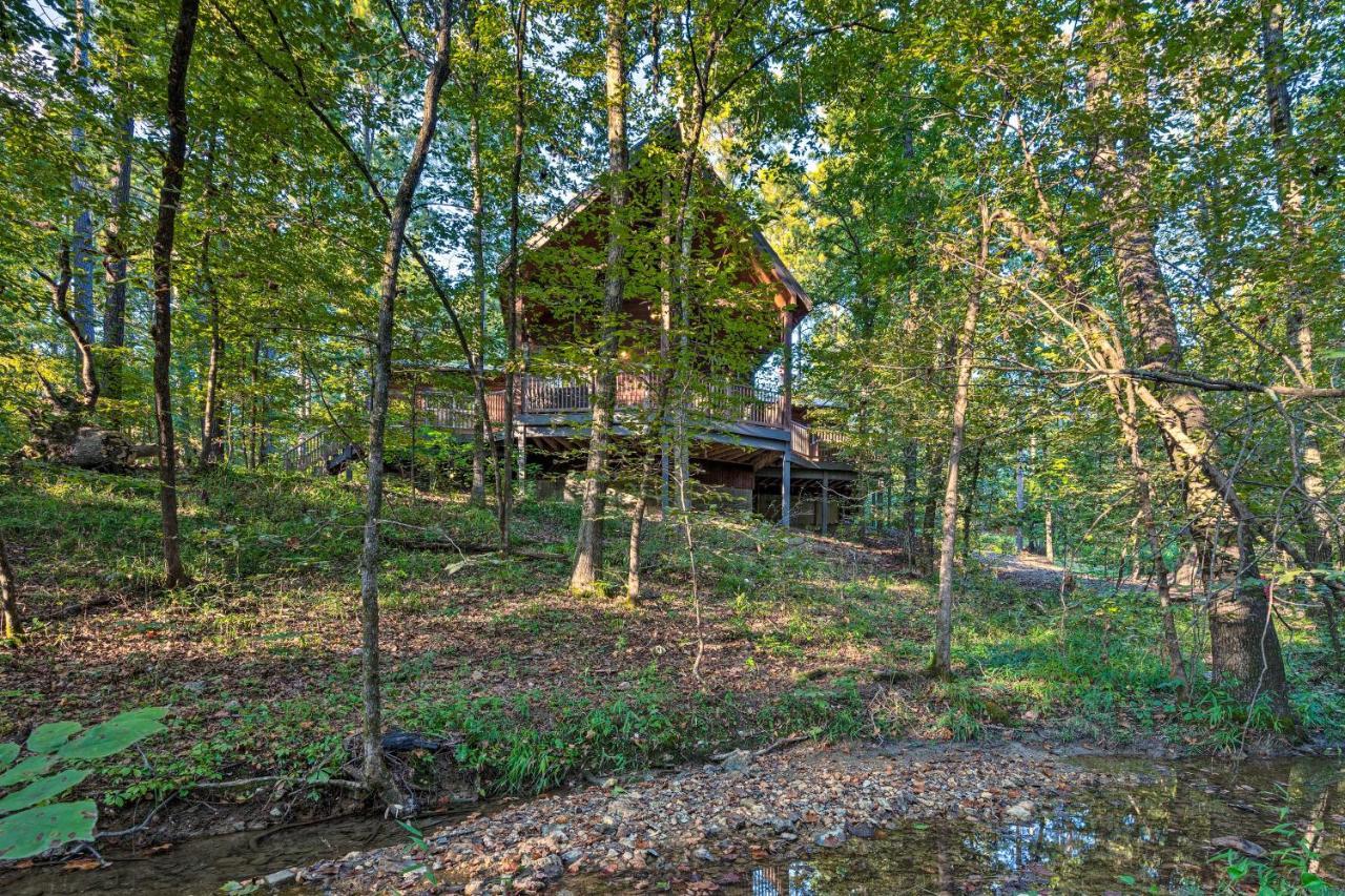 Creekside Broken Bow Cabin With Hot Tub And Fire Pit! Stephens Gap 외부 사진